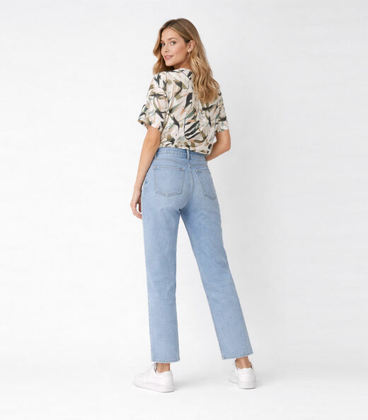 Blusa Feminina Com Estampa Infinita Cor Bege