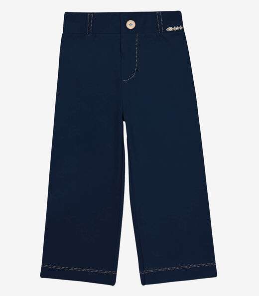 Calça Pantacourt Infantil Trick Nick Azul