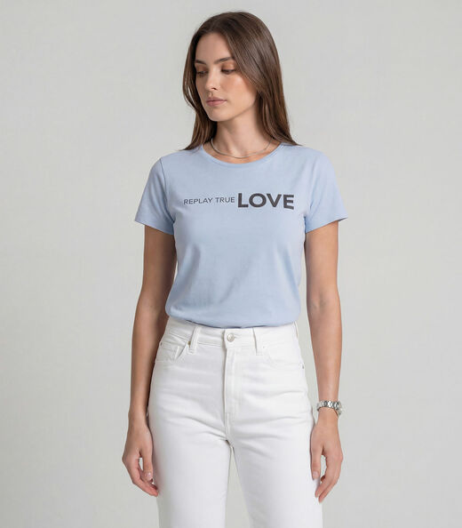 Image_Blusa Feminina Cotton Com Estampa Infinita Cor Azul