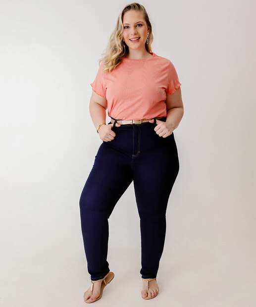 Image_Calça Plus Size Feminina Jeans Skinny Sawary