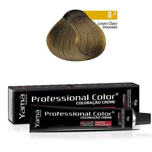 Image_Coloração Professional Color Nano Infusion 8.3 Louro Claro Dourado Yamá