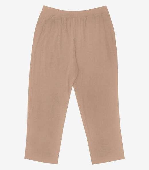 Image_Calça Feminina Plus Size Em Molecotton Secret Glam Marrom