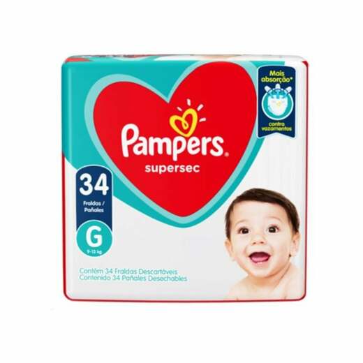 Image_Kit 2 Fraldas Pampers Ss Mega G 34 Unidades cada