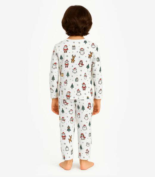 Pijama Masculino Infantil Select Bege
