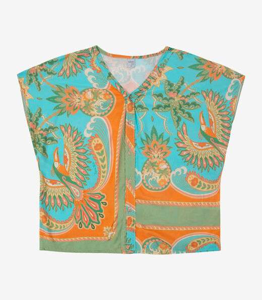 Image_Blusa Feminina Estampada Infinita Cor Verde