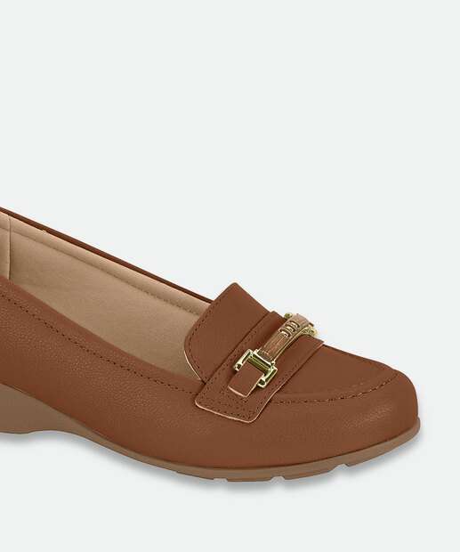 Mocassim Loafer Feminino Modare Marrom