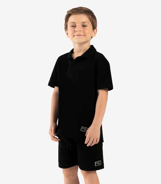 Image_Bermuda Infantil Masculina Malhão Fruit Rovi Kids Preto
