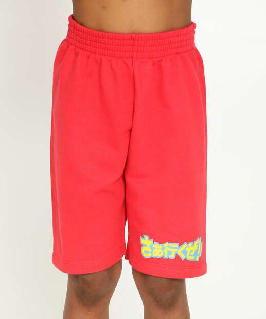 Conjunto Infantil Estampa Frontal Sonic Tam 4 a 10