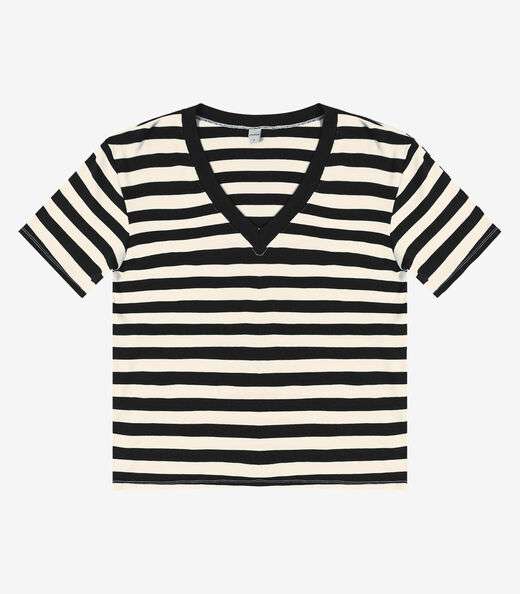 Blusa Feminina em Ribana de Viscose Rovitex Preto