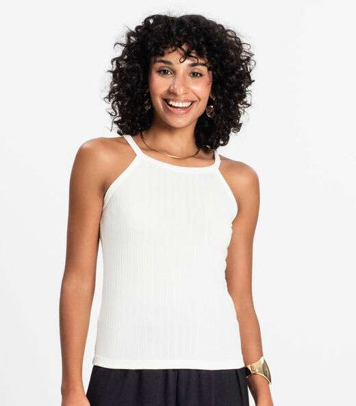 Regata Feminina Infinita Cor Bege