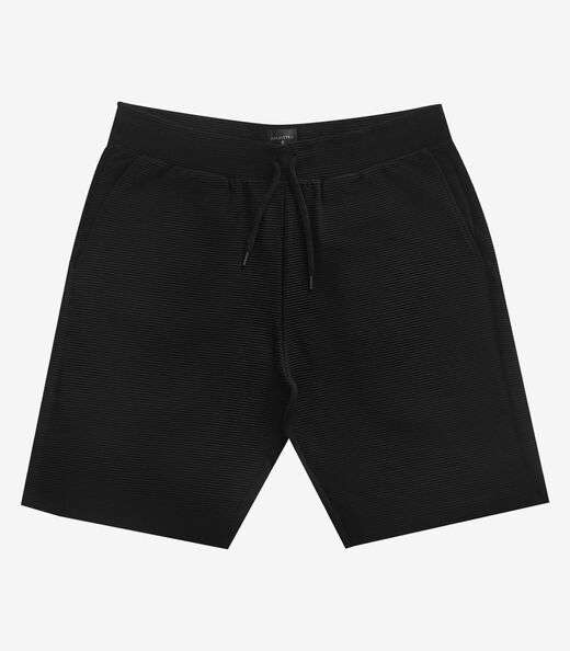 Bermuda Masculino de Moletinho Gorgurinho Diametro Preto