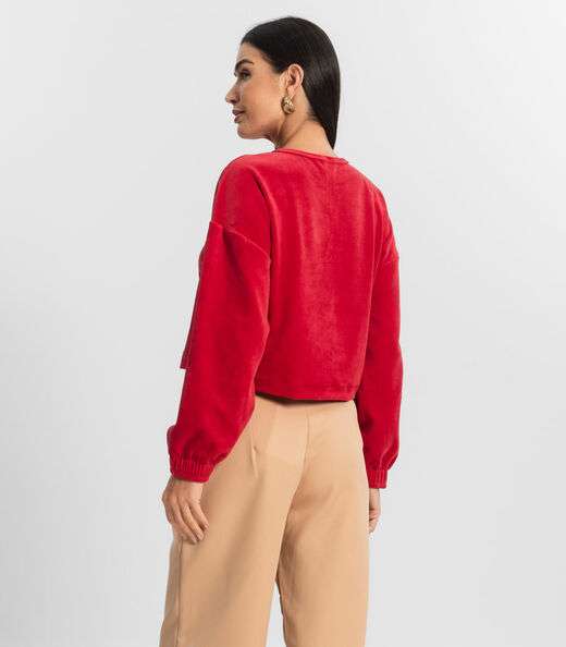 Blusão Feminino Plush Select Vermelho