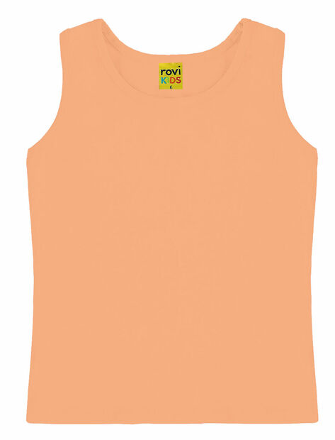 Regata Básica Infantil Feminina Rovi Kids Laranja