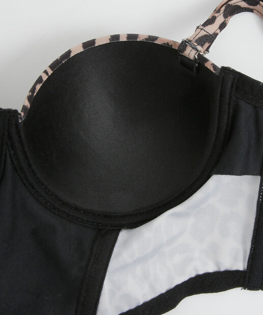 Sutiã Bra Top Animal Print Marisa