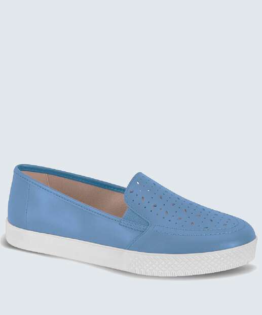 Tênis Slip On Feminino Recorte Moleca 