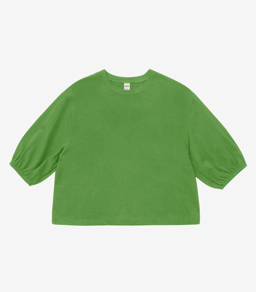 Blusa Feminina Manga Camponesa Rovitex Verde