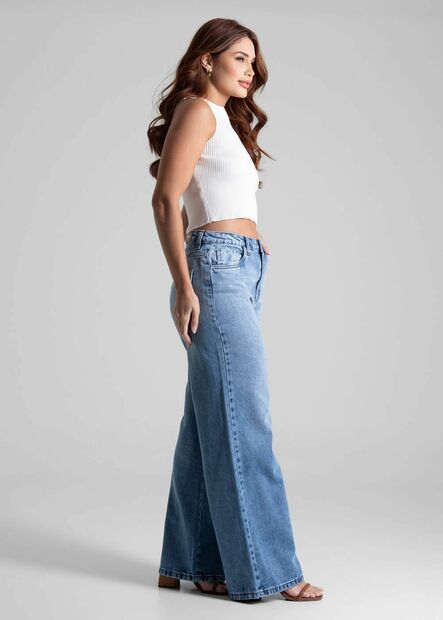 Calça Jeans Sawary Wide Leg - 281580