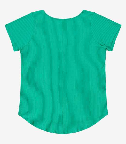 Blusa Feminina Plus Size da Infinita Cor Verde