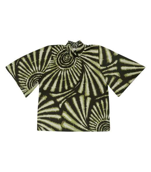 Blusa Manga Flutuante de Viscose Endless Verde