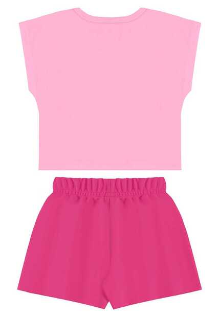 Conjunto Blusa Borboleta e Short Bee Loop