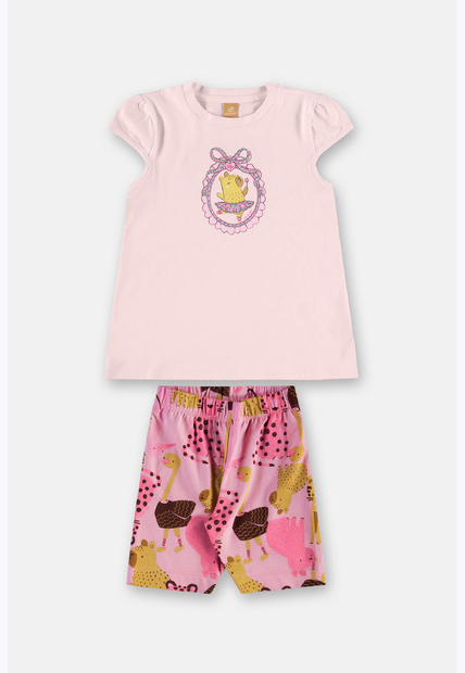 Conjunto Blusa Bermuda Up Baby