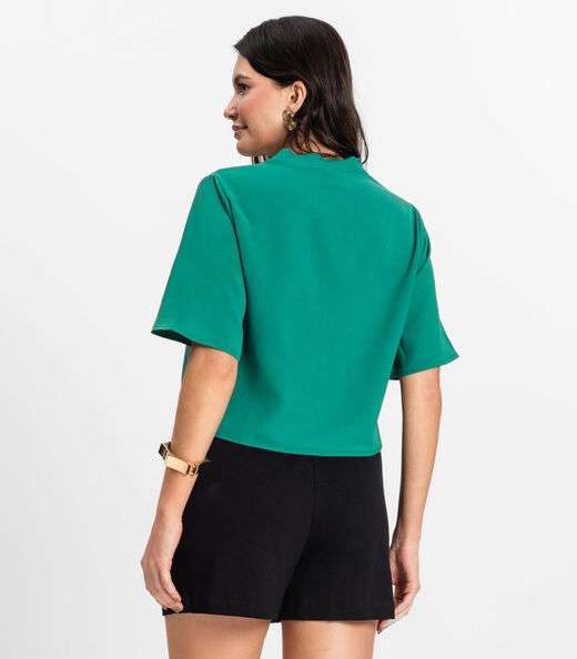 Blusa Feminina em Twill Cey Rovitex Verde