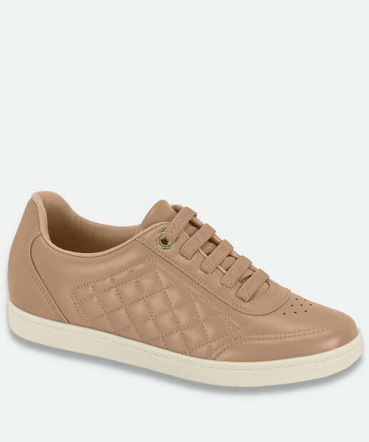 Image_Tênis Casual Feminino Matelassê Modare Bege