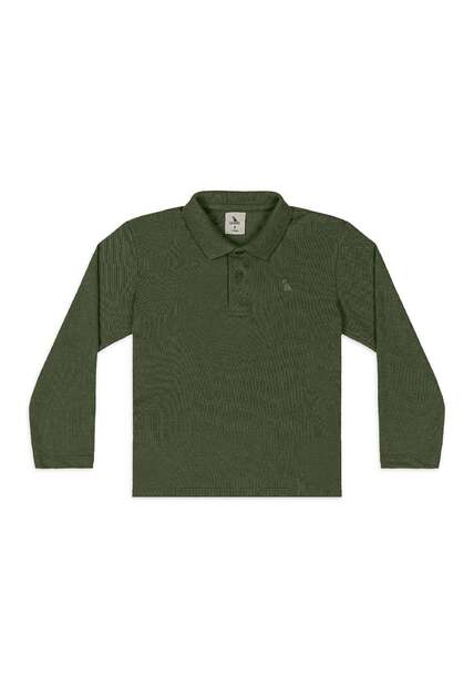 Camisa Polo Infantil em Piquet Quimby