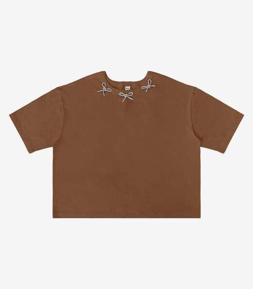 Camiseta Feminina Endless Marrom