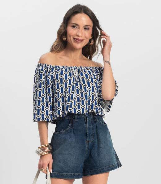 Image_Blusa Feminina Ciganinha Infinita Cor Azul