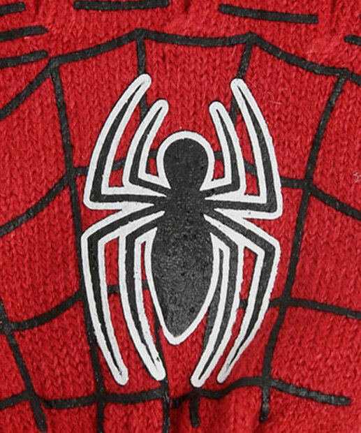 Kit Luva e Touca Estampa Homem Aranha Marvel