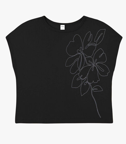 Image_Blusa Feminina Visco Tricot Com Estampa Rovitex Preto