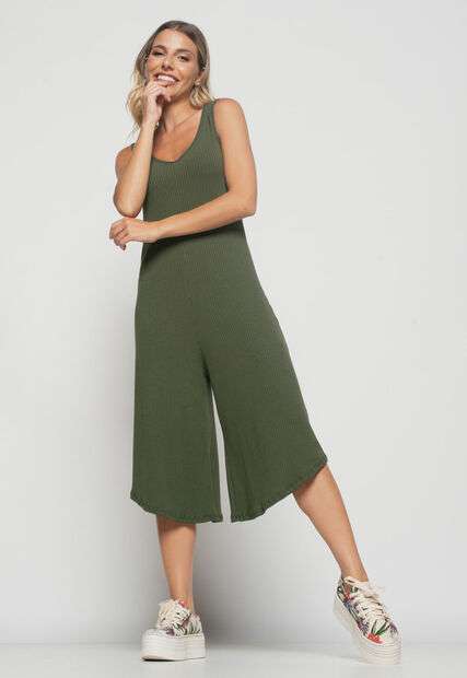 Image_Macacão Regata  Pantacourt Canelado Verde