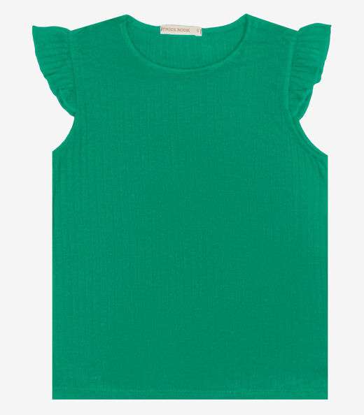 Blusa Infantil Feminina Ribana Trick Nick Verde