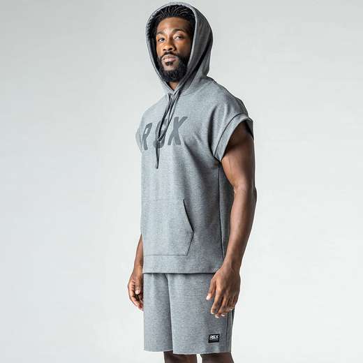 Camiseta Manga Curta com Capuz Moletom RSX