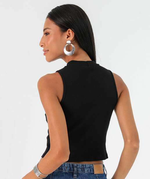 Blusa Regata Feminina Canelada Marisa