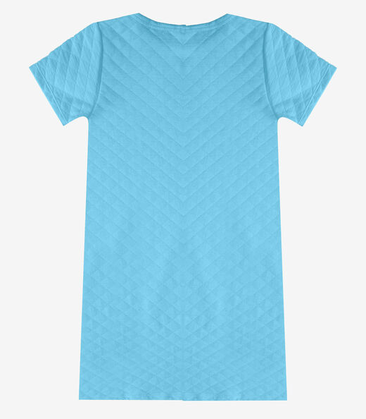 Vestido Infantil Feminino Malha Matelasse Select Azul