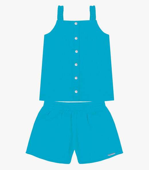Image_Conjunto Infantil Blusa Com Shorts Trick Nick Azul