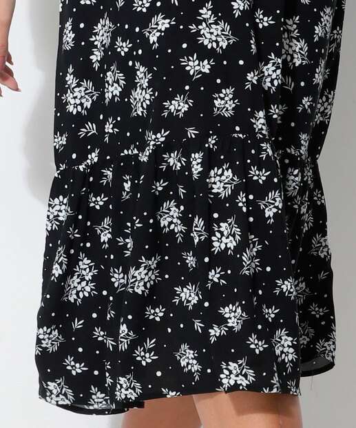 Vestido Midi Feminino Chemise Floral Marisa  