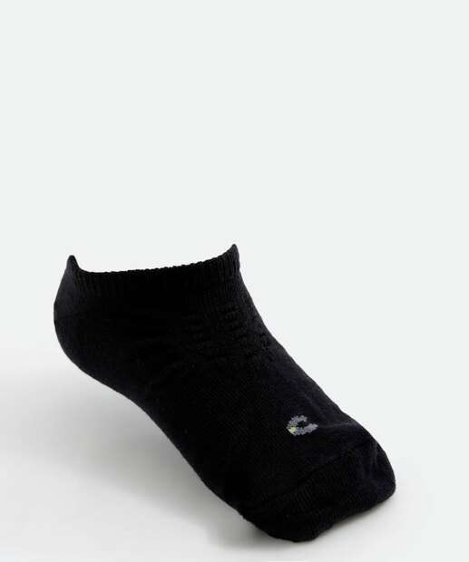 Kit 3 Pares Meias Infantil Invisíveis Básicas