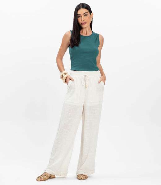 Regata Feminina em Ponto Roma Rovitex Verde