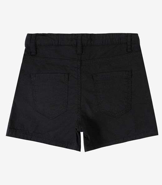 Short Infantil Jeans Com Bolsos Select Preto