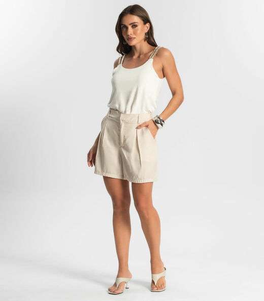 Bermuda Feminina Endless Bege