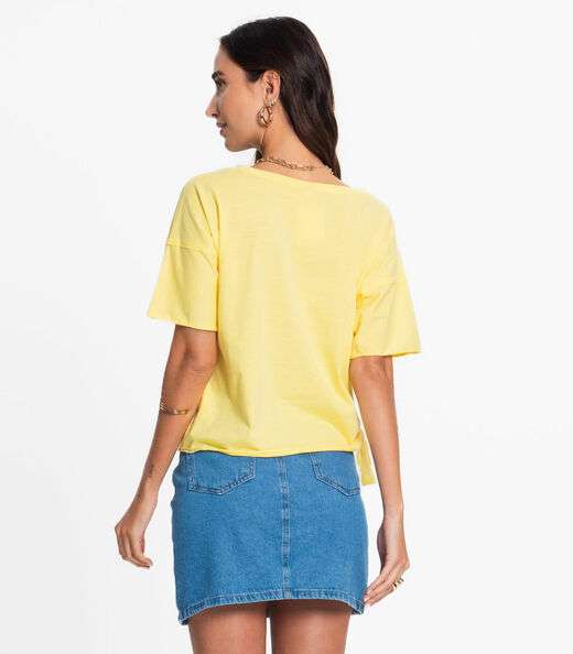 Blusa Infinita Cor Meia Malha Verde