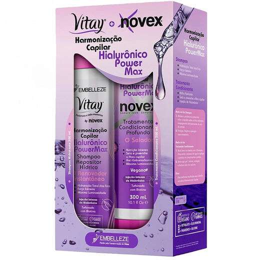 Image_Kit Shampoo e Condicionador Harmonizacao Capilar Vitay Novex