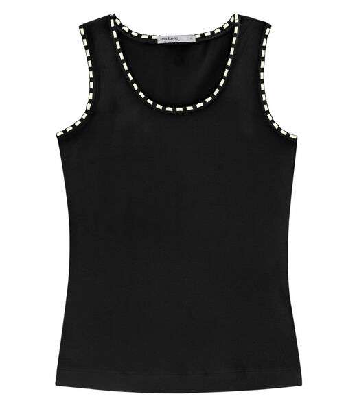 Regata Feminina Em Ribana Endless Preto