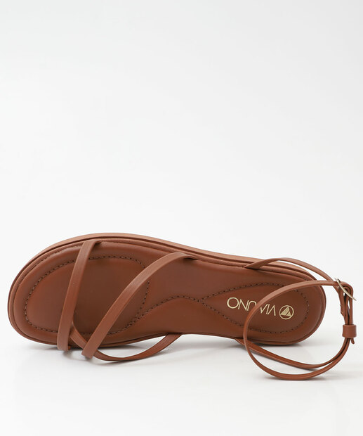 Sandália Flatform Feminina Via Uno Marrom