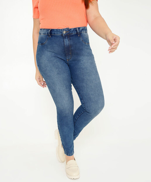 Calça Plus Size Feminina Mom Uber Jeans