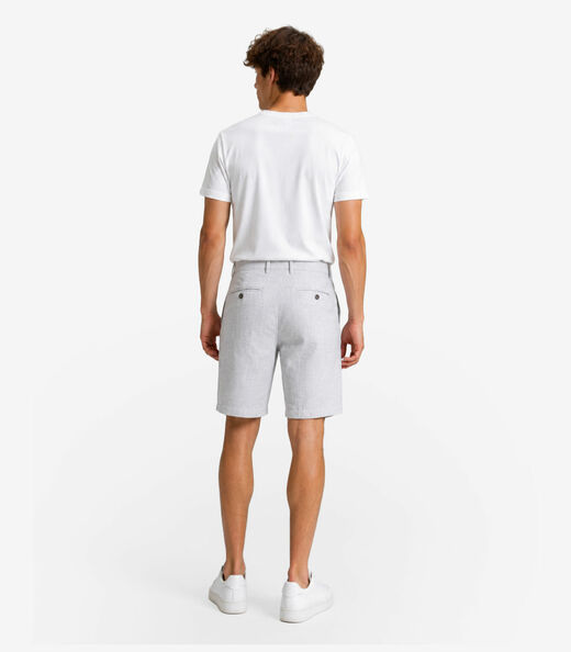 Bermuda Masculina Juvenil Minty Cinza