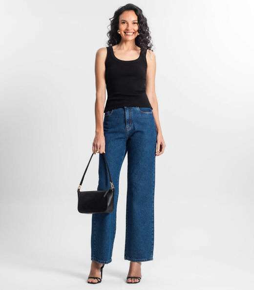 Regata Feminina B?sica Select Preto